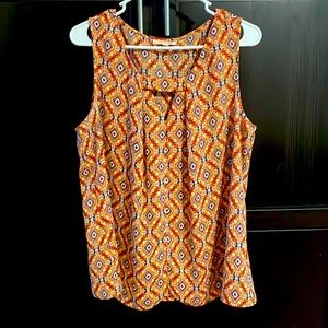 Skies Are Blue XL Stitch Fix keyhole tank